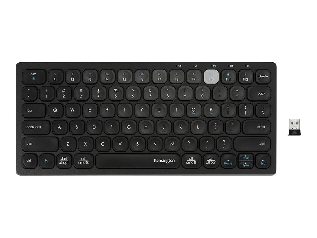 Kensington Multi-Device Dual Wireless Compact Keyboard Tastiera QWERTZ K75502DE