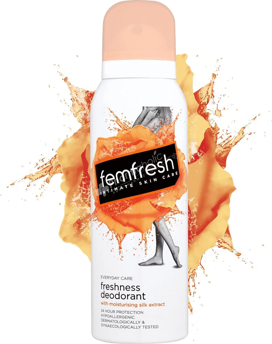 Femfresh Deodorante spray Freschezza femminile, 125 ml, confezione da 3 (w5n)