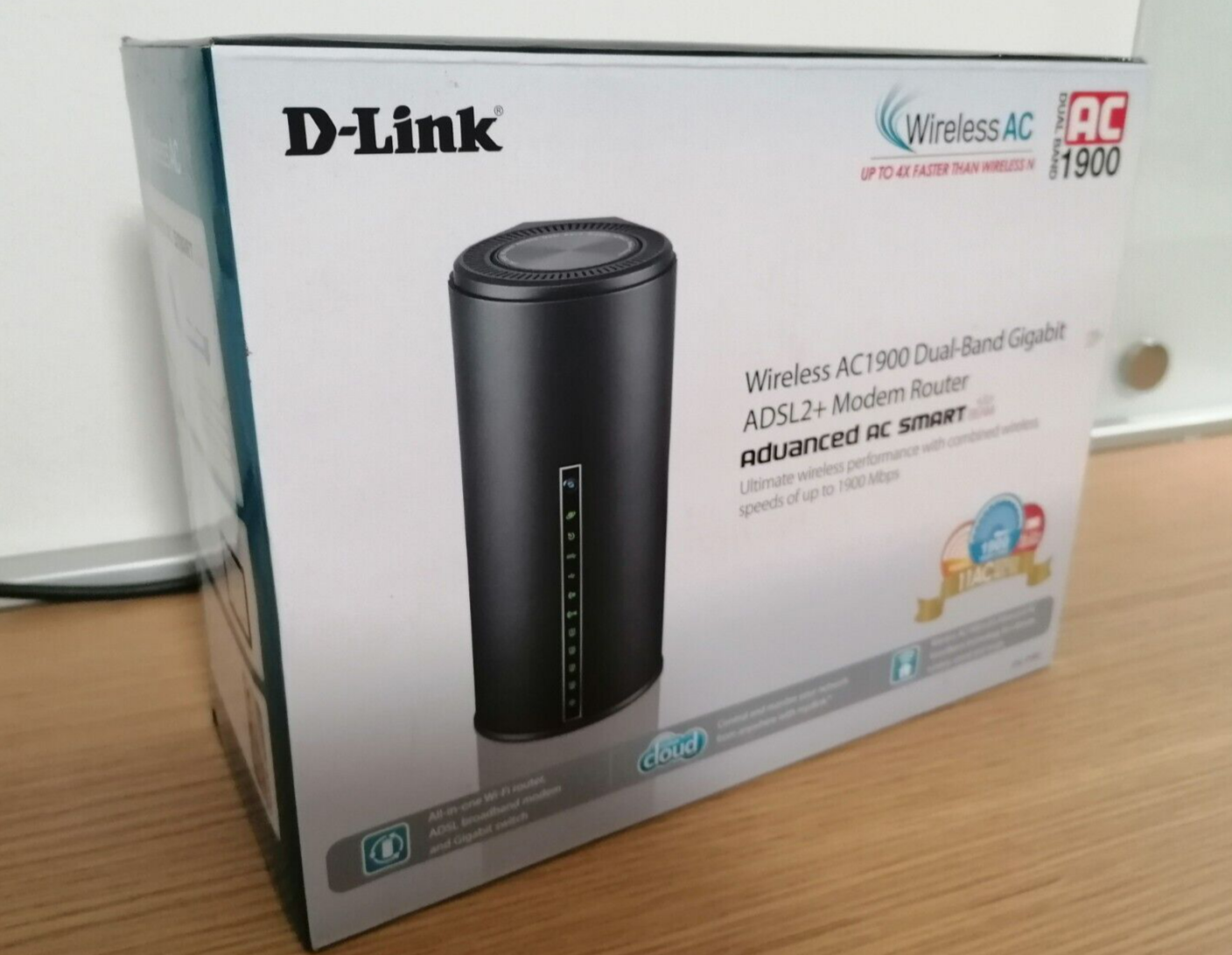 D-LINK Modem Router ADSL dualband Gigabit wireless AC1900 - DSL-3590L