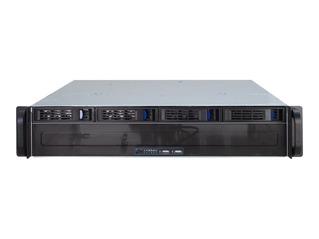 Inter-Tech 2U-2404L Supporto Server Nero Argento micro ATX Mini-ITX 2U 88887113