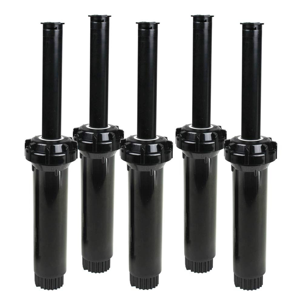 Toro 53459 5-Pack, 570 Series 4" 15' Full Nozzle Pop-Up Irrigatore, Nero (a6N)