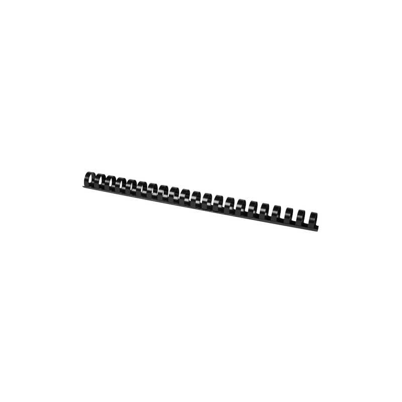 Spirali in PVC per rilegatura Q-Connect 18 mm - colore nero - conf. 50 pezzi - K