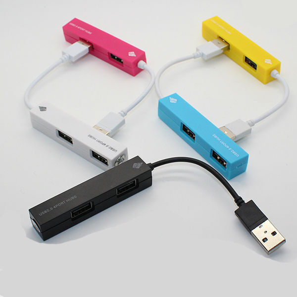 *Zs- Moltiplicatore Adattatore HUB Splitter 4 porte USB 2.0 "COLOR STICK"
