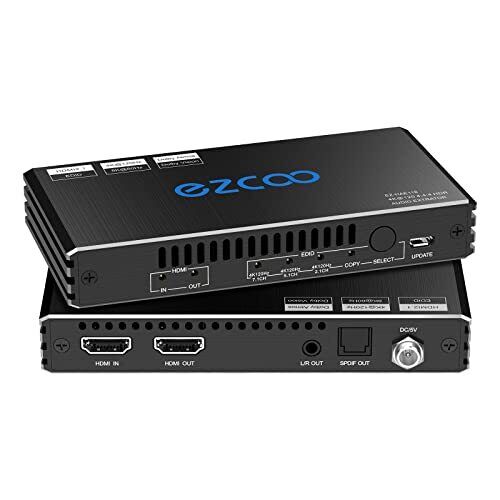 ROFAVEZCO 4K 120Hz HDMI 2.1 Audio Extractor Audio Converter 8K VRR CEC (j4c)