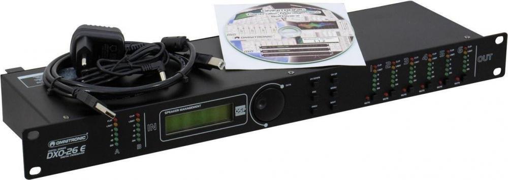3161807 Omnitronic Omnitronic DXO-26E Stereo-Aktiv-Frequenzweiche (10356341)