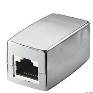 M-Cab CAT6 RJ45 F-F RJ45 F Grigio (CAT6 MODULAR INLINE COUPLER - F/F - RJ45 - SH