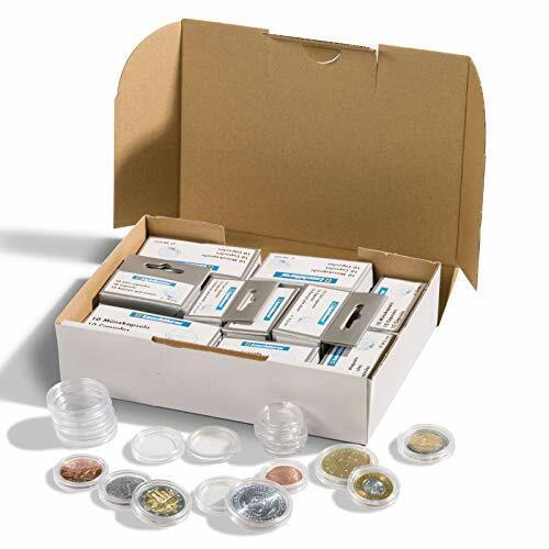 Leuchtturm 323405 coin capsules assortment for Euro-coins 16.5 until 33 (V1h)