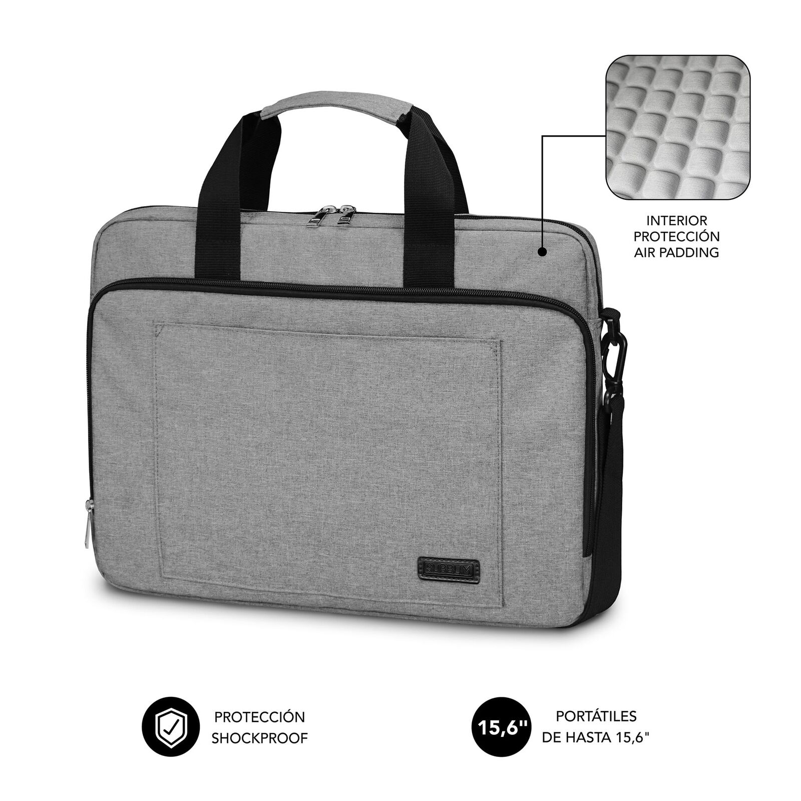 Subblim Maletin para Ordenador Portatil - Diseño Elegante para Portatiles de has