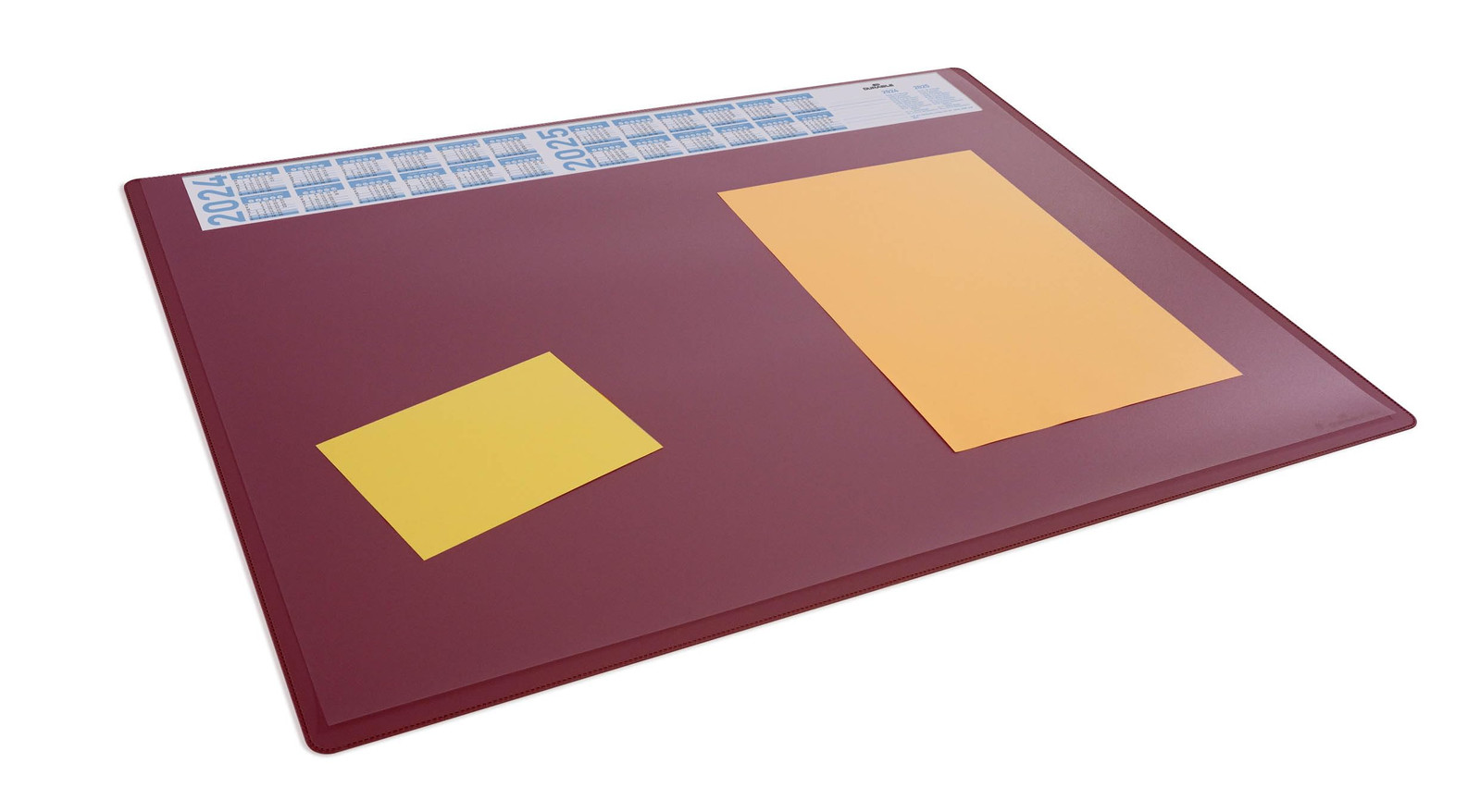 Durable Schreibunterlage mit Jahreskalender PP 65 x 50 cm 722303 rot