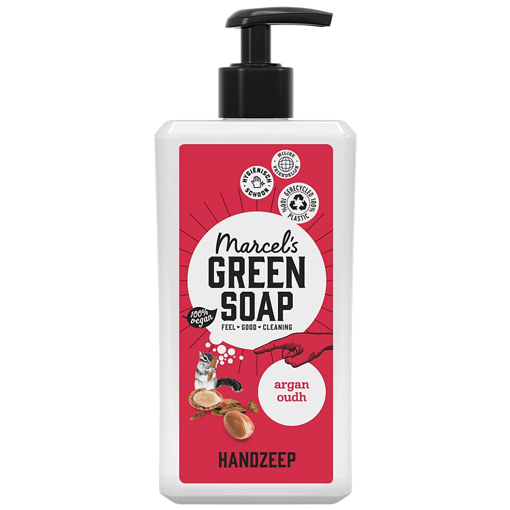 Marcel's Green Soap - Sapone per le mani Argan & Oudh - Dispenser - (s4W)