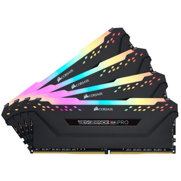 CMW32GX4M4D3600C18  DIMM 32 GB DDR4-3600 Quad-Kit, Ram black, CMW32GX4M4D3600C18