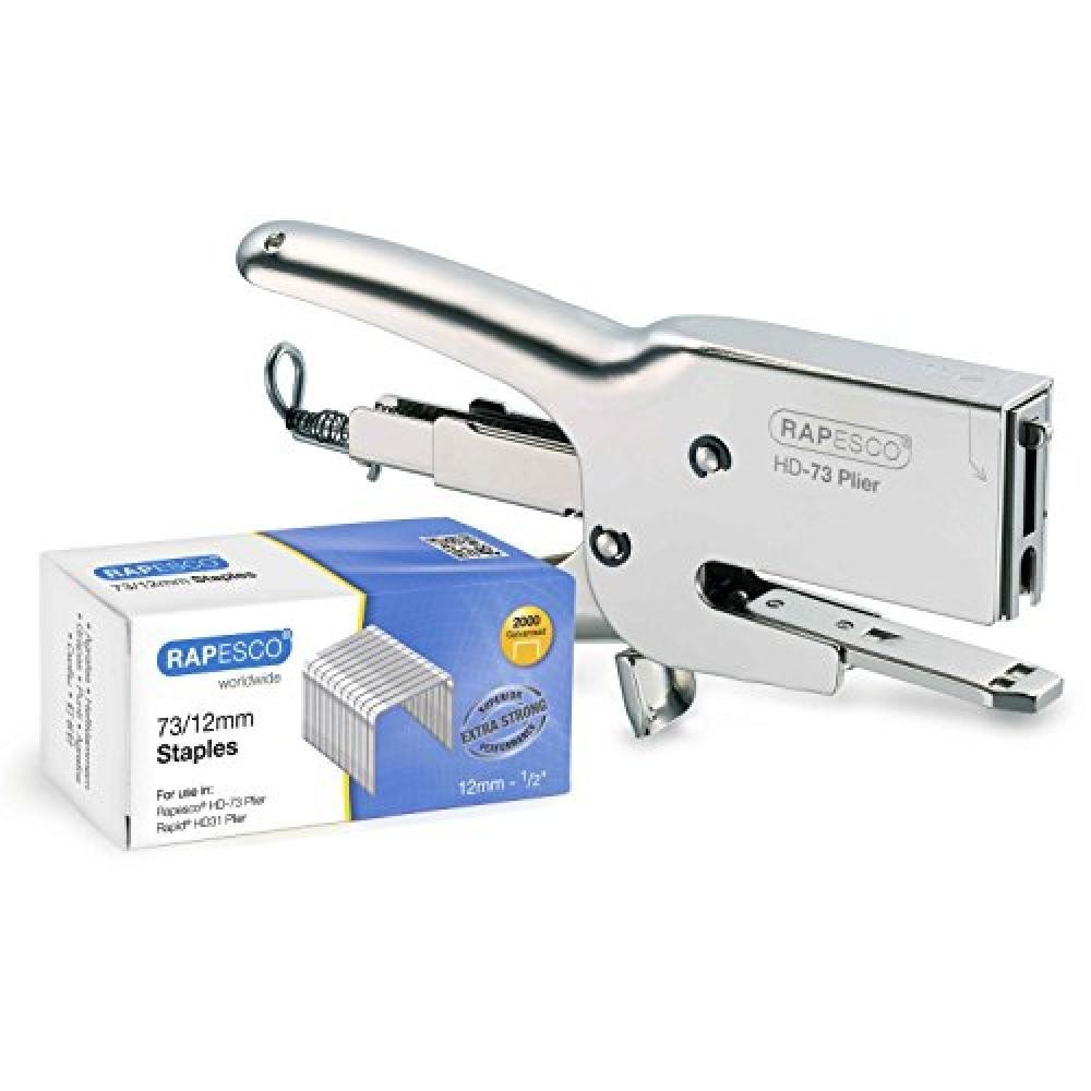 (TG. 73/12 mm) Rapesco 1306 HD-73 Cucitrice a Pinza con Punti da 73/13mm - NUOVO