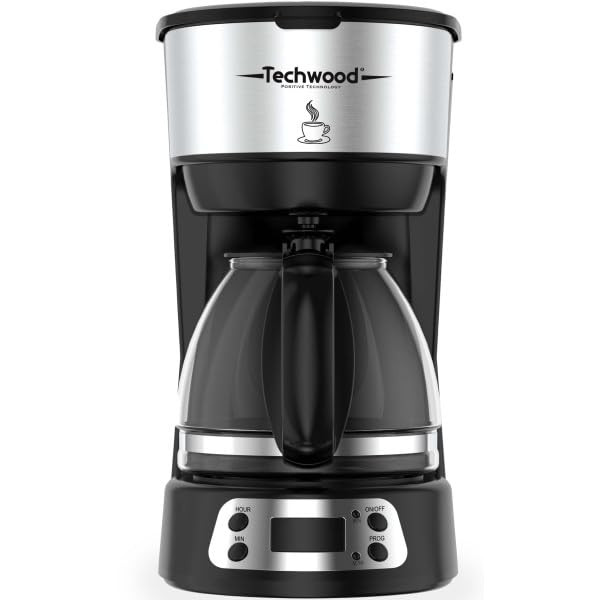 Techwood Caffettiera programmabile Black TCA-666P (U4q)