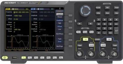 3161865 Voltcraft VOLTCRAFT FG-30802T Funktionsgenerator netzbetrieben 1 µHz - 8