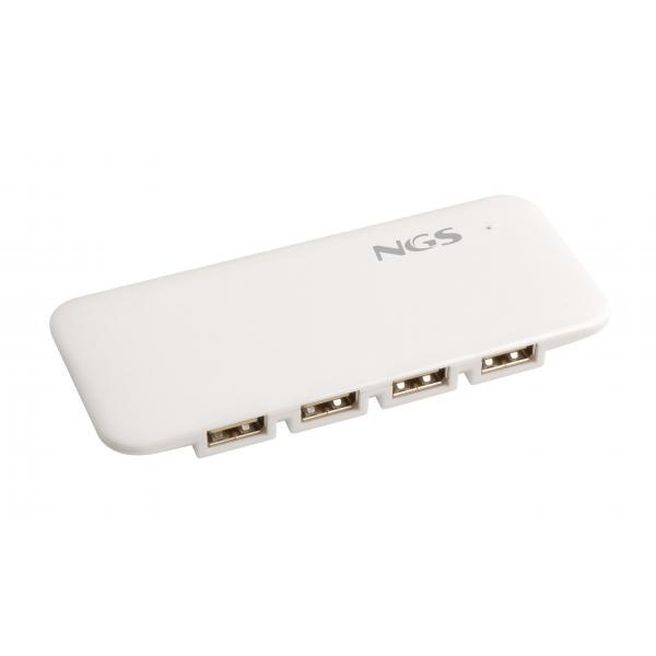 Ngs Ihub 7 Ireader Card Usb 2.0 7 Porte. Colore Bianco