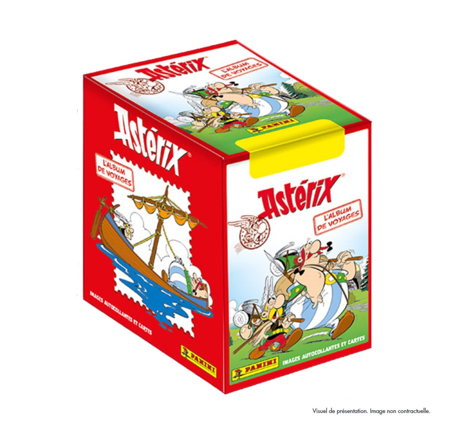 Panini Asterix Box of 36 Stickers and Cards Travel Album