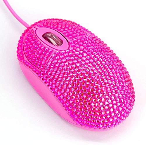 SOONGO USB Optical Wired Mini Computer Mouse for Latpot mice with Pink (o0Q)