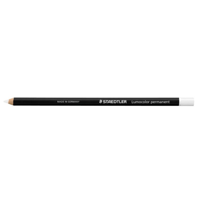Matita vetrografica Staedtler Lumocolor Permanent Glasochrom 108 20 bianco 108 2