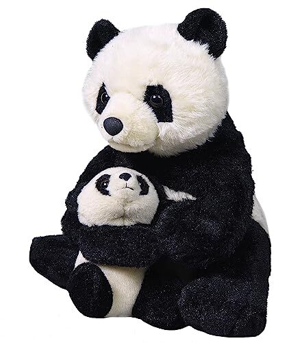 Wild Republic Mom And Baby Panda, Peluche Animali, Peluche Mamma E (J6r)