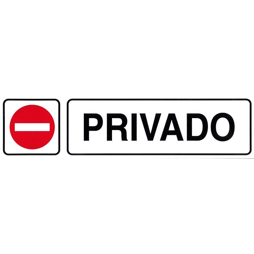 WOLFPACK LINEA PROFESIONAL 15052045 Etichetta Adesiva 250x63mm Privato, (n2V)