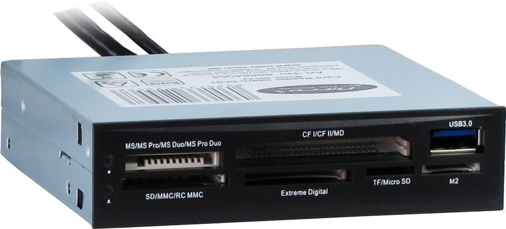 INTER TECH CI BK, 88884054 AC Card Reader 3.5 Inches Internal USB 3.0