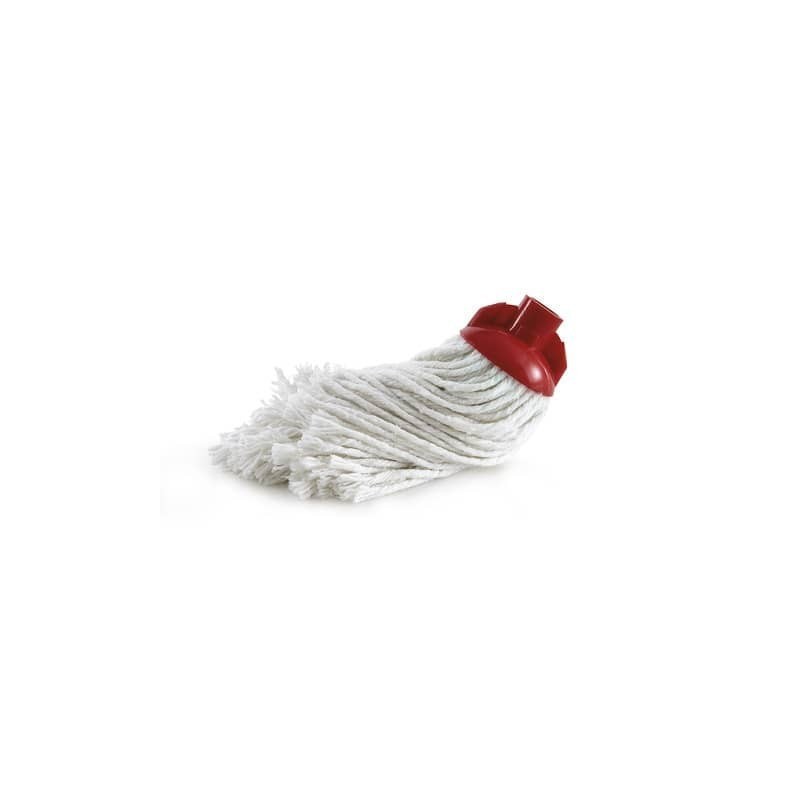 Mop per pavimenti in cotone Blu dimora Fiore 150 g bianco 0024D