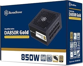 Alimentatore SilverStone SST-DA850R-GMA-WWW 80 PLUS Gold modulare ATX 3.0 850 Wa