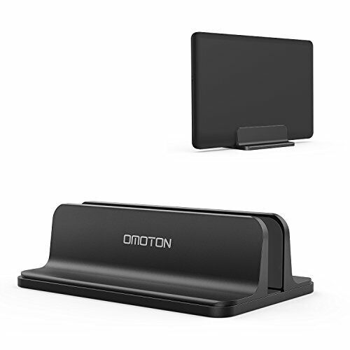 OMOTON Supporto Verticale per Laptop, Supporto Scrivania per Computer e Tablet,