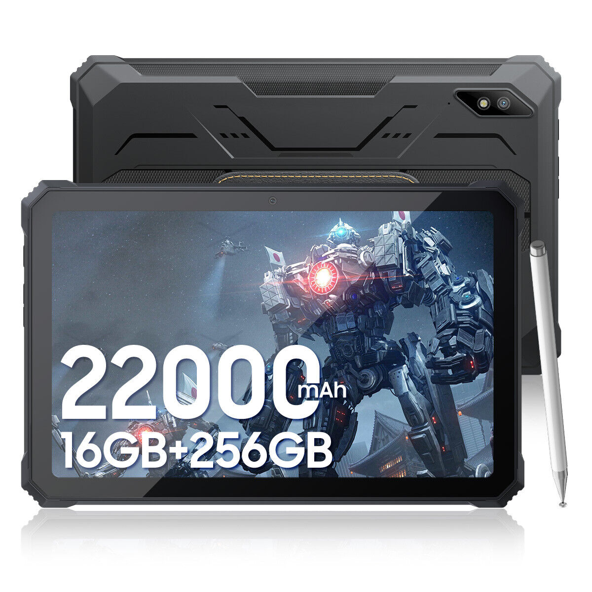 Blackview Active 8 Pro Rugged Tablet 10.4“ FHD+ Android 14 16GB+256GB 22000mAh