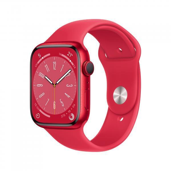 3161804 Apple Apple Watch Series 8 OLED 45 mm Rosso GPS (satellitare)
