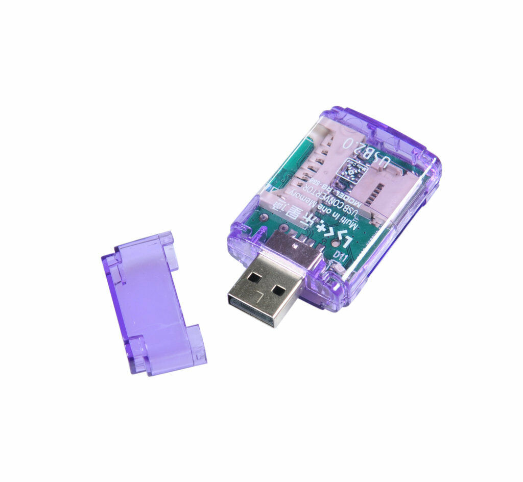 *Zs- LETTORE PENNINO DI SCHEDE DI MEMORIA MEMORY CARD READER SD SDHC SDXC TF RB-