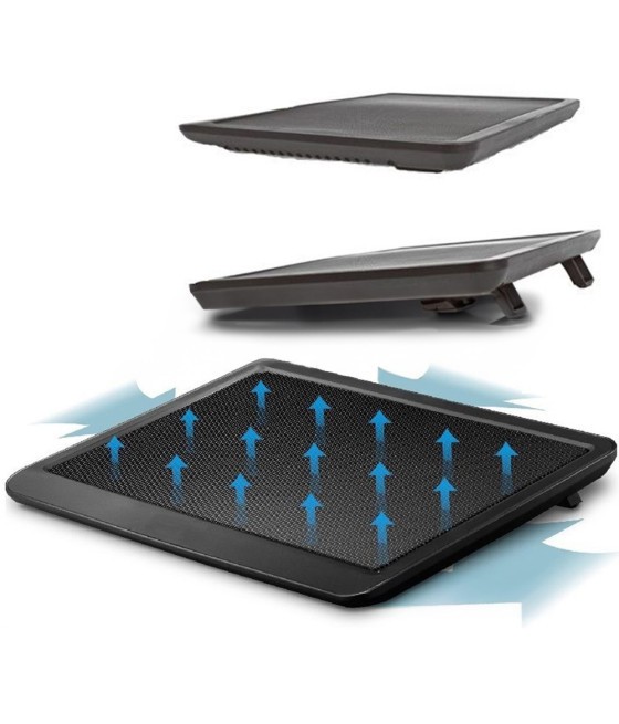 DISSIPATORE ULTRA SLIM PER NOTEBOOK PC CON VENTOLA 14 CM SUPPORTO PORTATILE