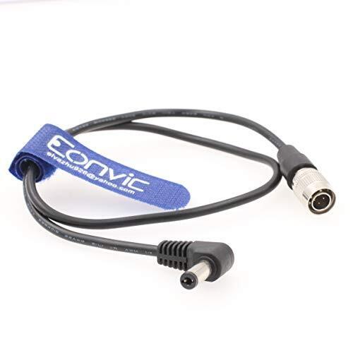 Eonvic 2.1mm DC alimentazione a Hirose 4 Pin cavo Per Lectrosonics (C1H)