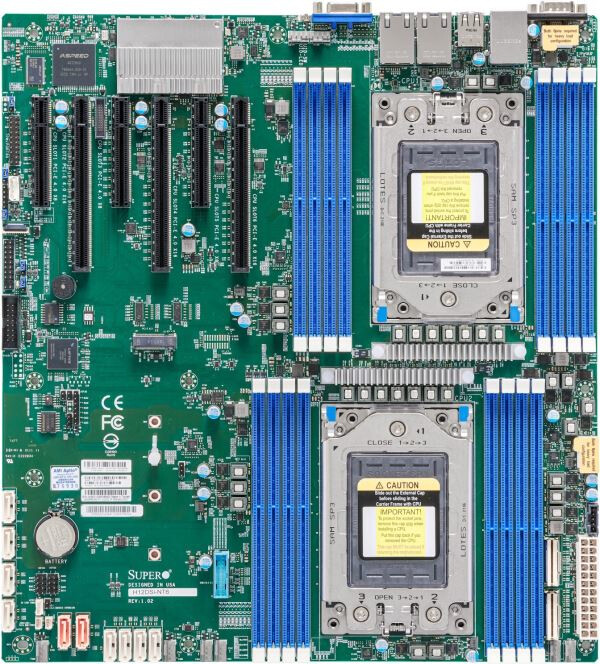 3161804 Supermicro Super Micro SUPERMICRO H12DSi-NT6 - Motherboard - Erweitertes