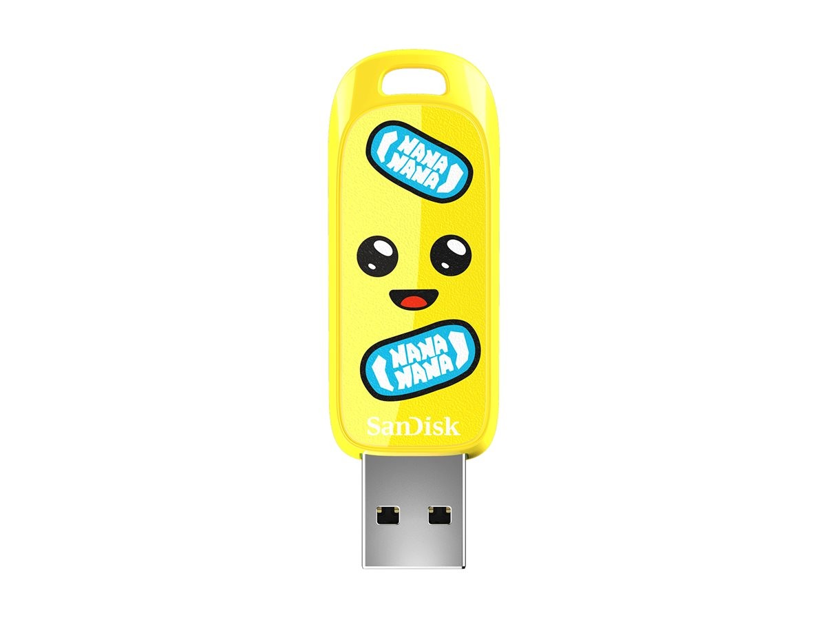 SanDisk Fortnite Peely USB 3.2 Gen1 256GB 130MBs USB-Stick SDCZIF-256G-G46