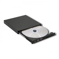 Qoltec 51858 External DVD-RW recorder|USB 2.0|Black DVD-schrijver Masterizzatore