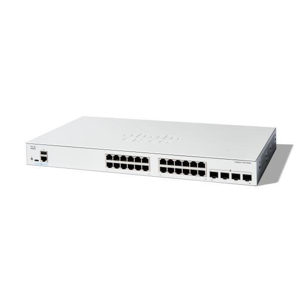3161816 Cisco  Cisco Catalyst 1200-24T-4G - Switch - L3 - intelligente - 24 x 10