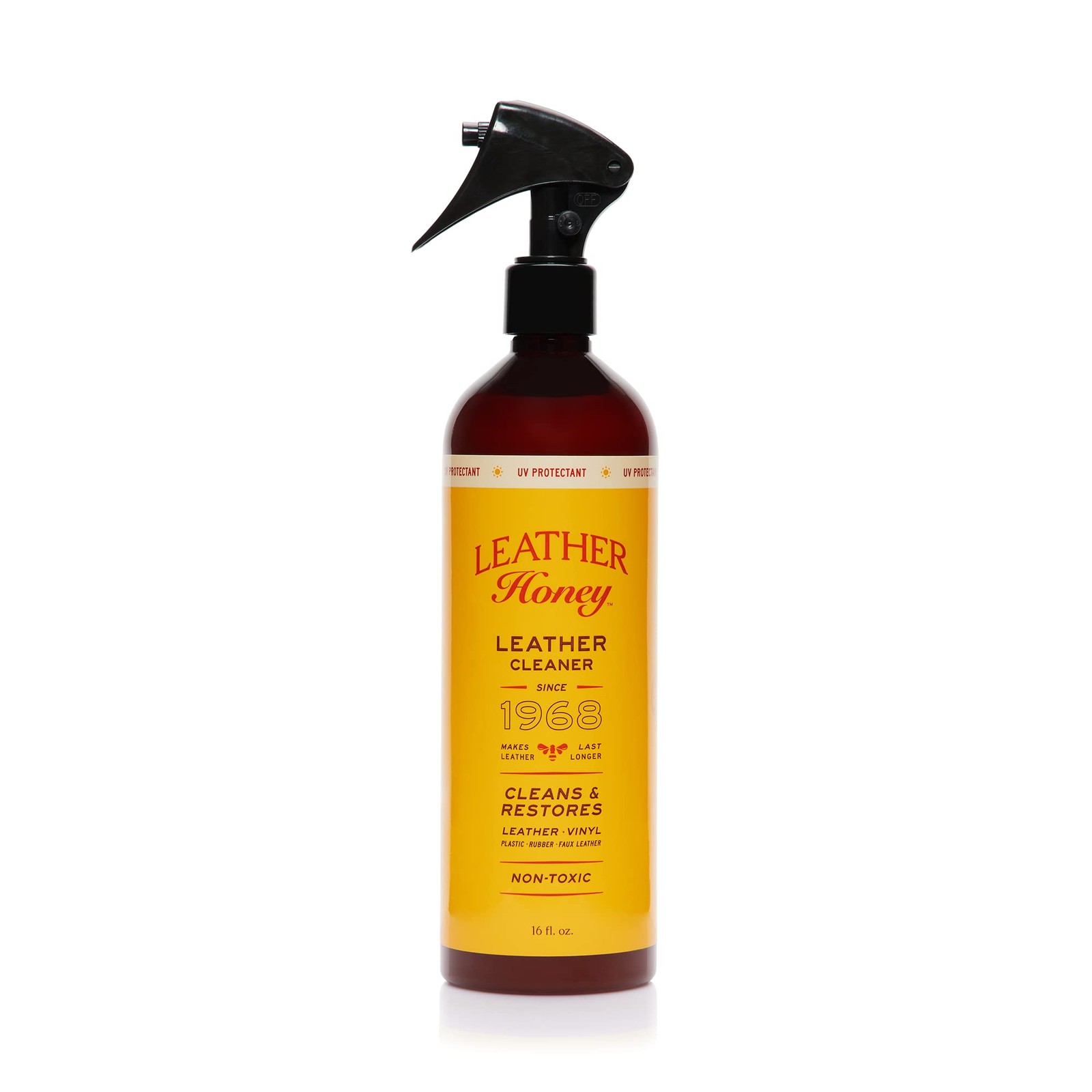 Leather Honey Leather Cleaner Spray: UV Protectant, Non-Toxic & Made (L1J)