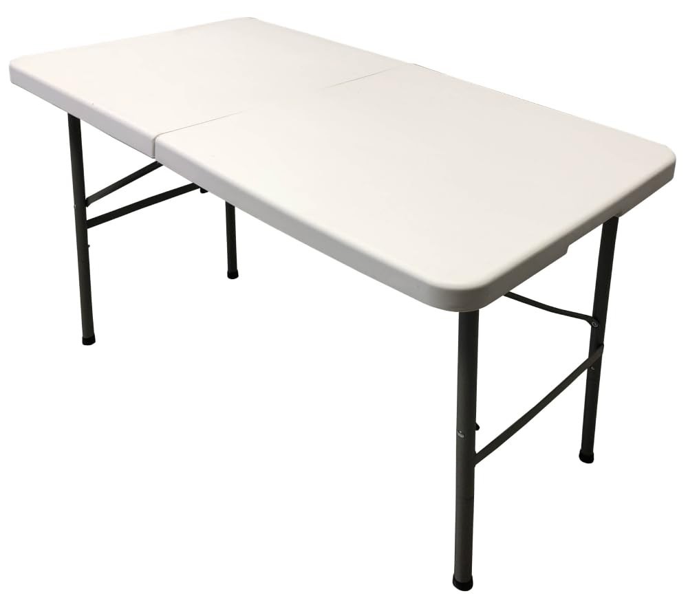 HomeLux Folding Table Tavolo RICHIUDIBILE in Resina HM 122X61X74CM, (r7s)