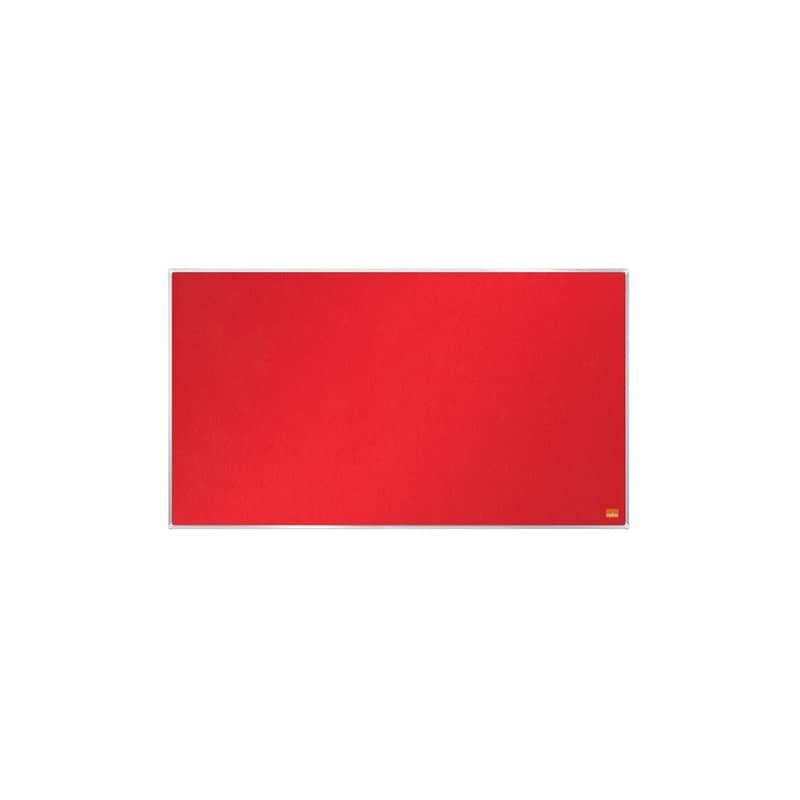 Pannello in feltro Nobo Widescreen Impression Pro 32'' 710x400 mm rosso 1915419