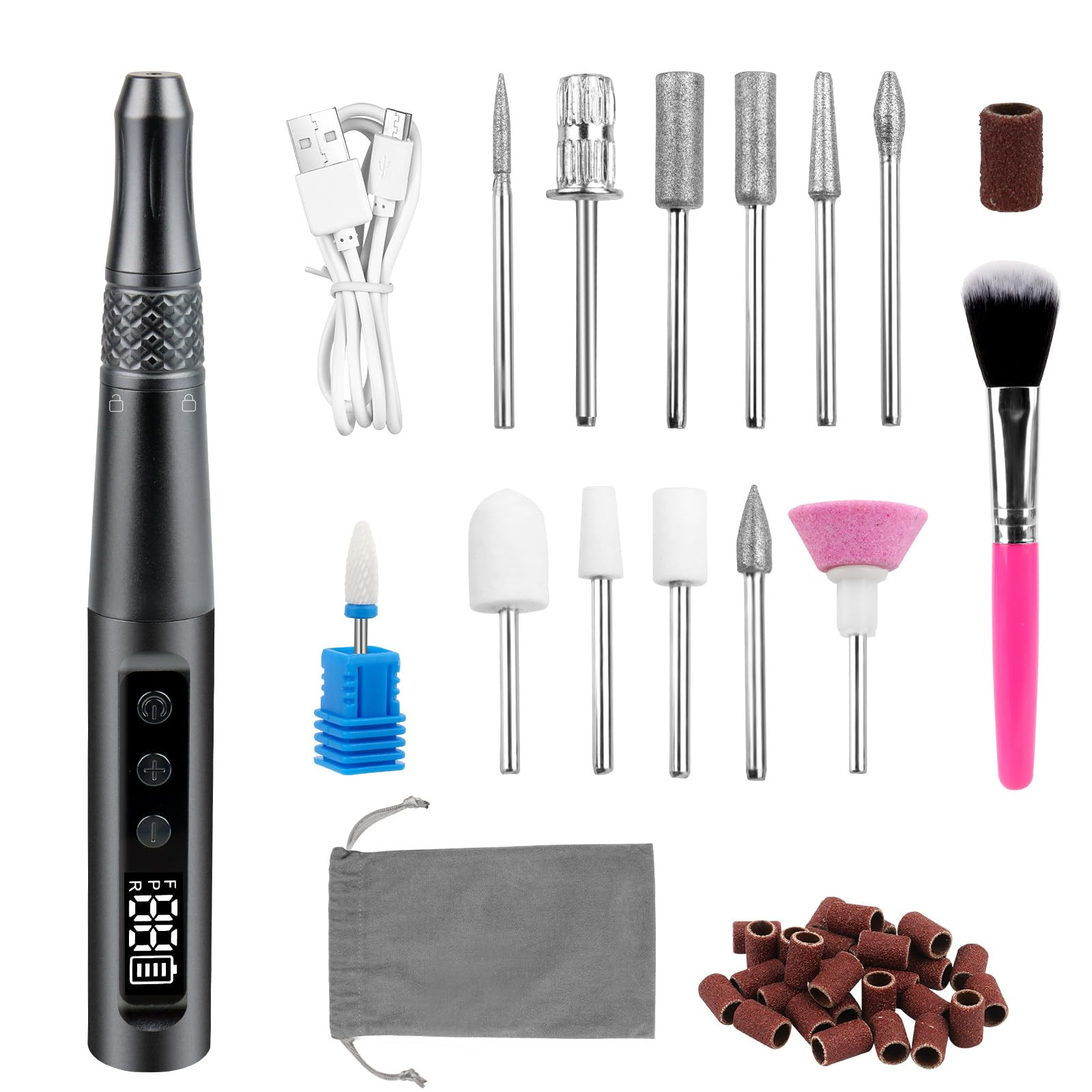 Fresa Per Unghie Professionale,35000rpm Lima Per Unghie,Fresa Per Unghie (V3e)