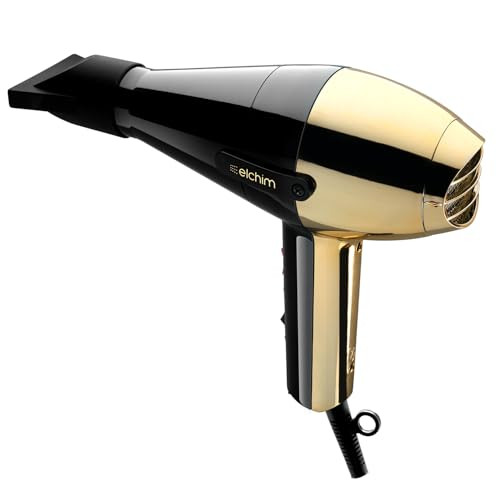 Phon per capelli Elchim 2001 Black&Gold | Asciugacapelli (t1j)