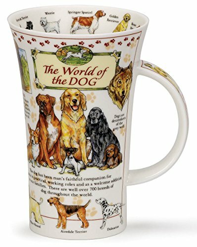 Dunoon - Tazza con motivo cani "World of dog" (V6t)