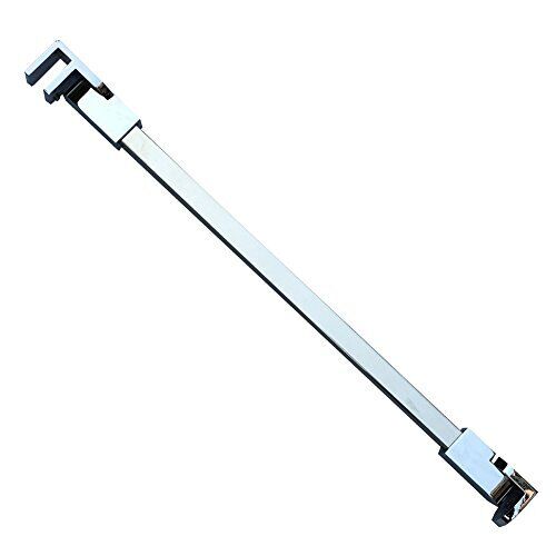 90 cm stainless steel Frameless Shower Door Fixed panel wall-to-glass (B2u)