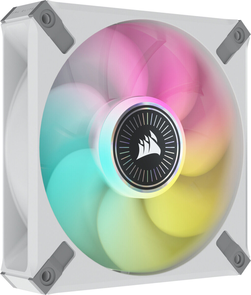 iCUE ML120 RGB ELITE 3 Ventole Raffreddamento 12 cm Bianco CO-9050117-WW Corsair