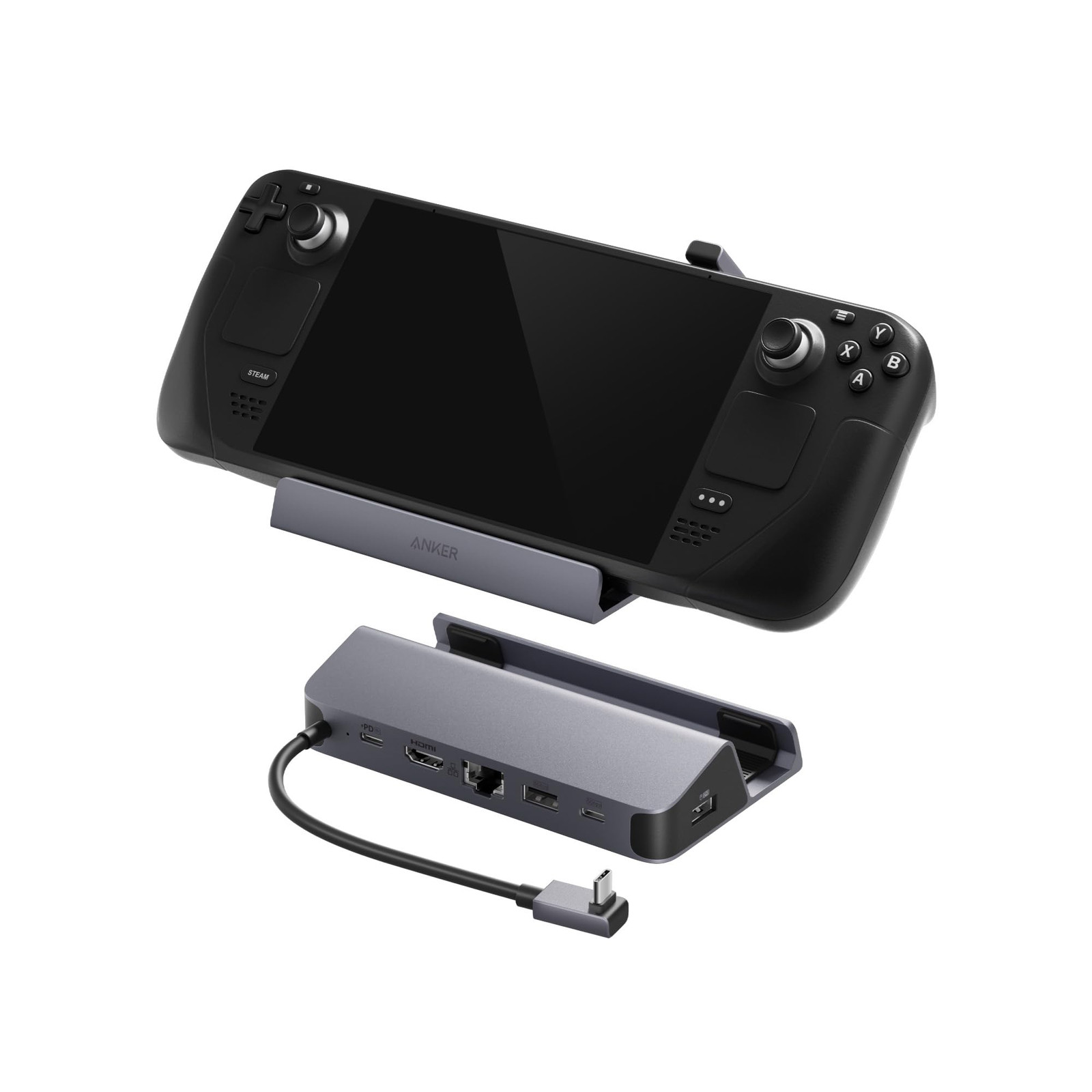 Docking Station per Steam Deck/ROG Ally 6-in-1 di Anker, hub USB-C con (j0X)