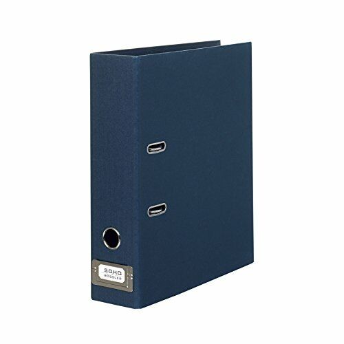 Rössler Papier S.O.H.O - Raccoglitore 8 cm blu navy (e5W)