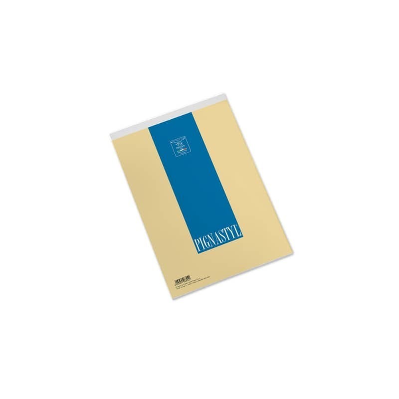 Blocco punto metallico 70 fogli Pigna Pignastyl A5 80 g/m2 bianco - 0213747 BI