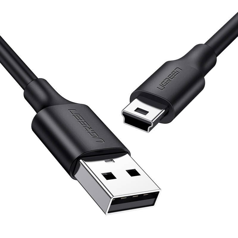 Cavo USB 2.0 A Mini USB 1M Nero; UGREEN/10355
