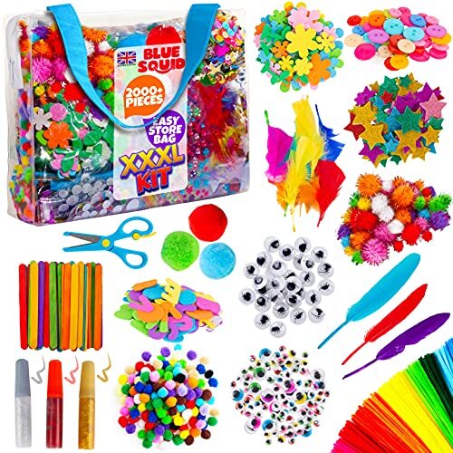Blue Squid Arti & Craft Supplies – 2000 pezzi Easy Store Bag di (Q0l)
